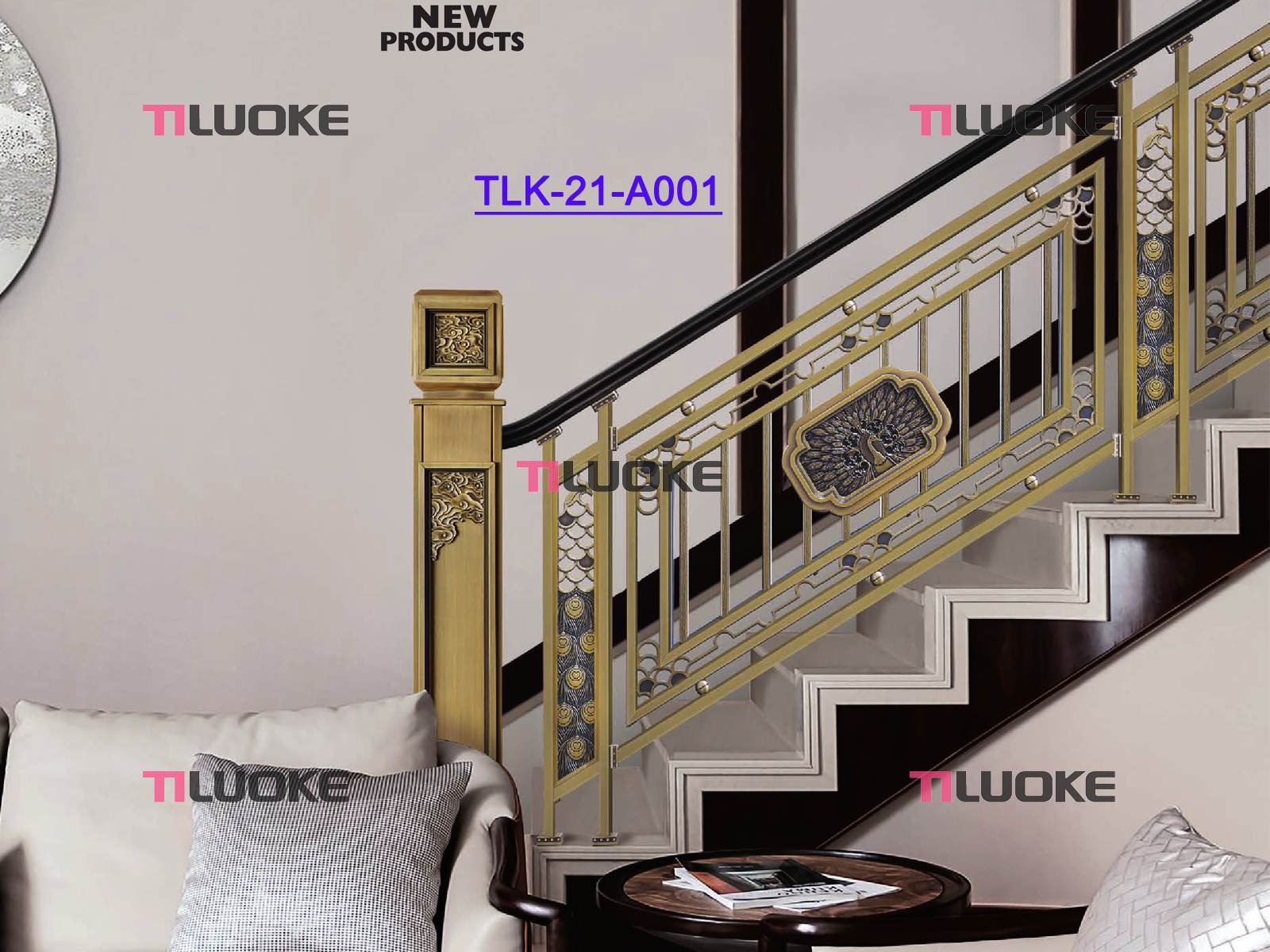 TLK-21-A001 stair railing 